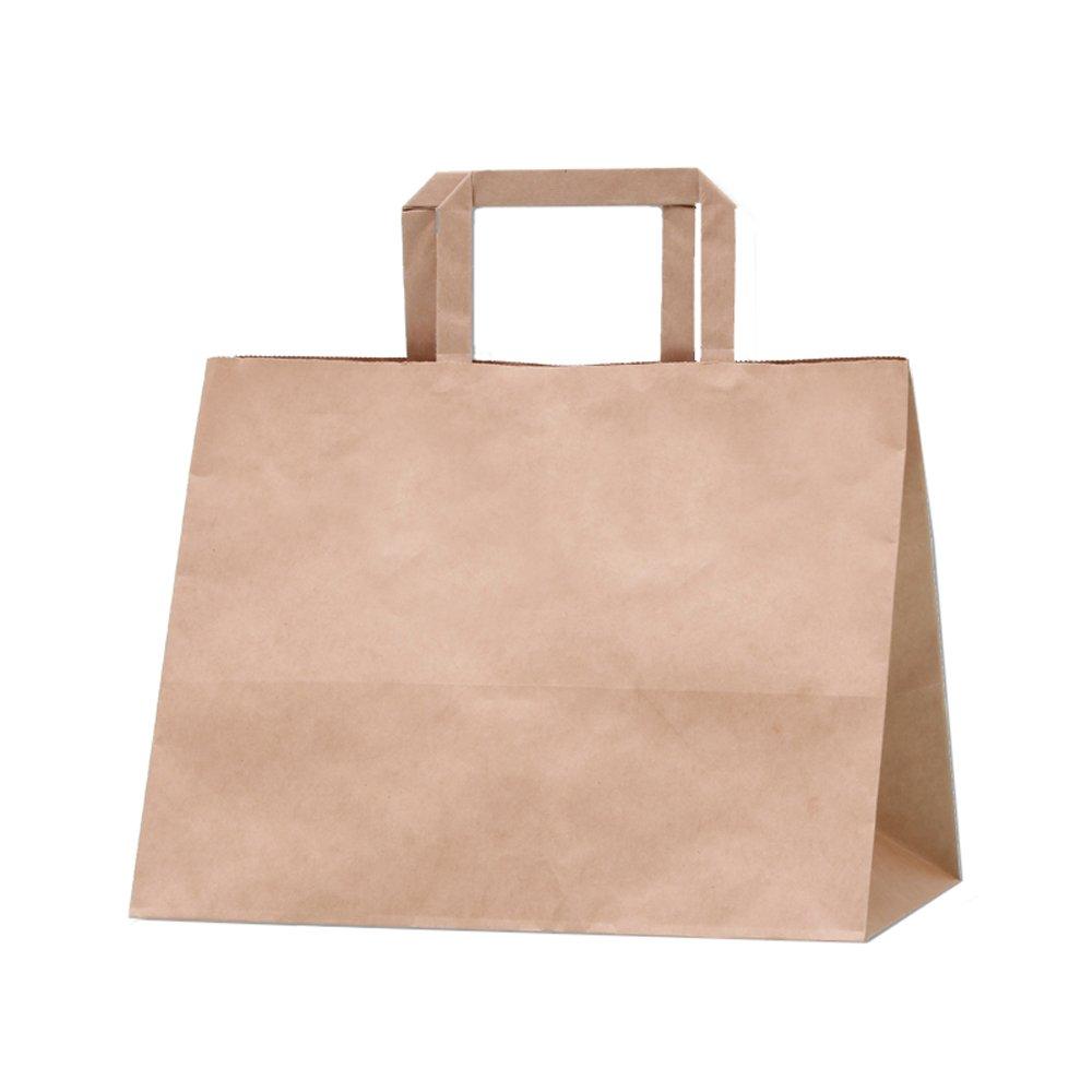 

Бумажный пакет Shimojima Heiko Flat Charm Bag неотбеленный крафт 28x18x22 см 50 штук 280-1