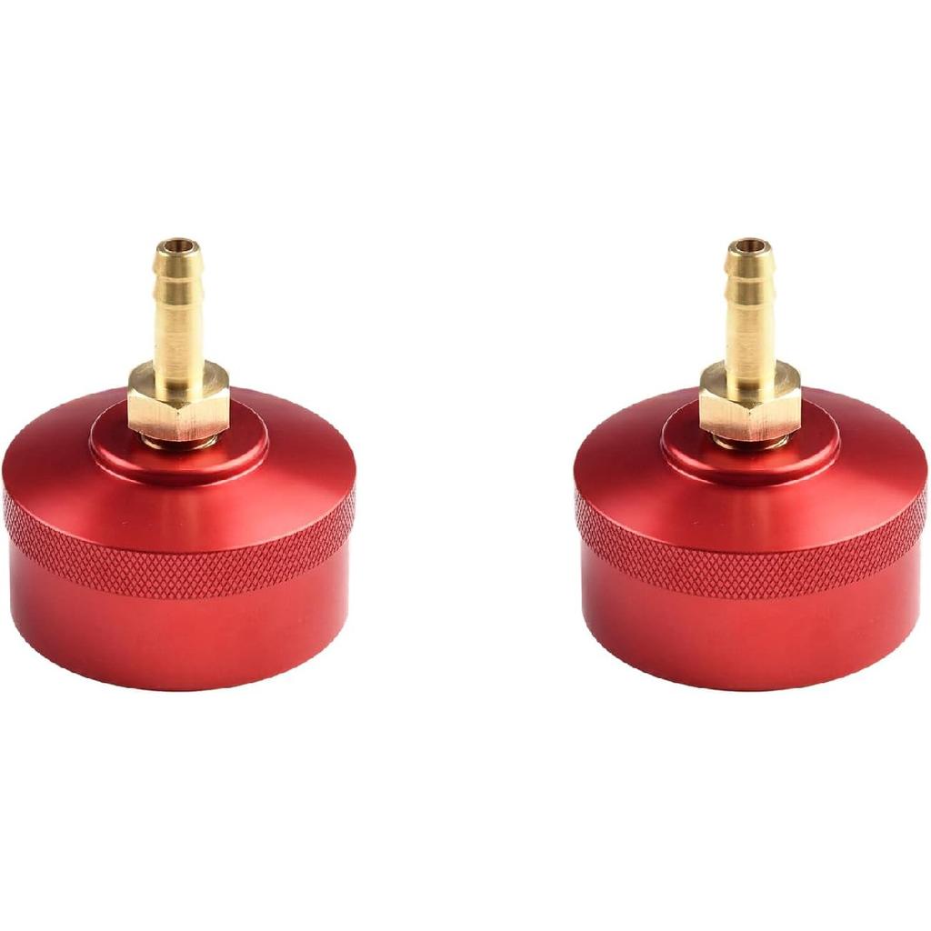 Fuel Gas Cap With Brass Hose Connector, Aluminum 1/4" NPT Port With Nitrile Gasket, For Honda EU1000i EU2000i EU2200i EU20i EU10i For Champion 2000W