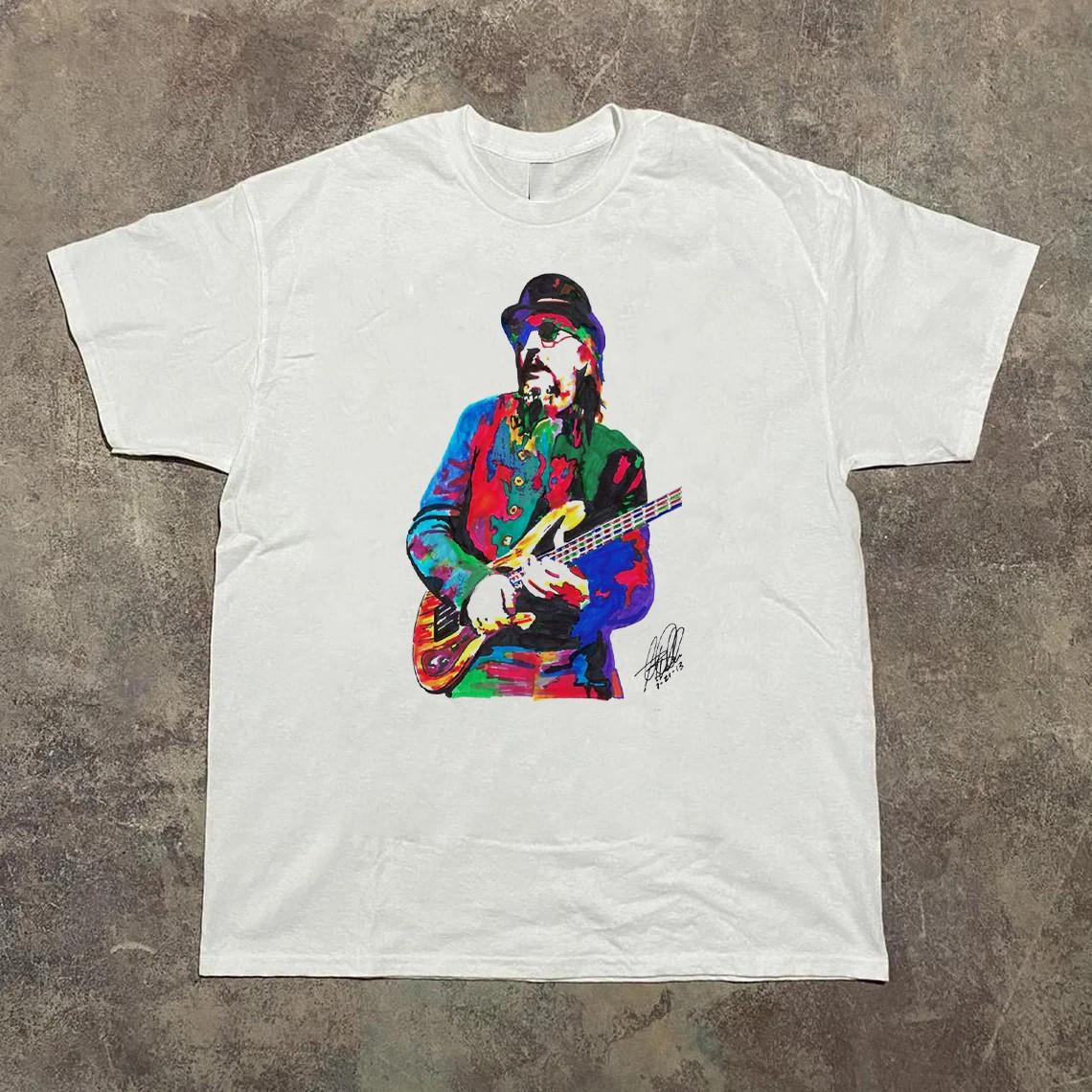 Les Claypool White Cotton Shirt All size S-5XL Unisex CL215 M