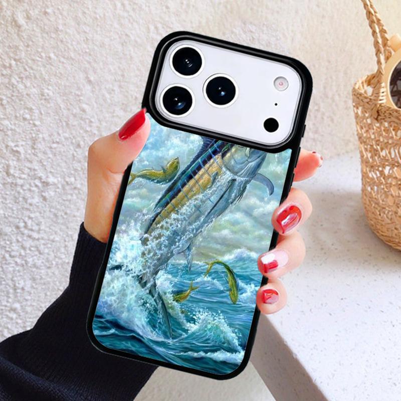 Trout Fish Fishing Phone Case For iPhone 17 Air 16 15 14 13 12 11 Pro Max Plus