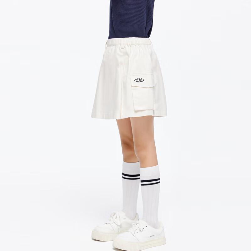 Little MO&Co. Girls  Pure Cotton Utility Shorts 120