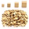 50Pcs 2.5 3 4 5 6mm Stainless Steel Beads Cube Spacer Beads Square Loose Beads For DIY Jewelry Making Necklace Bracelet Supplies