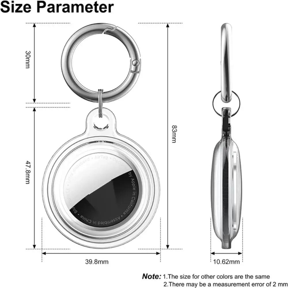 Premium Protective Case Full Protection Anti-lost Protective Cover TPU Shock-proof Smart Accessories for Apple AirTag