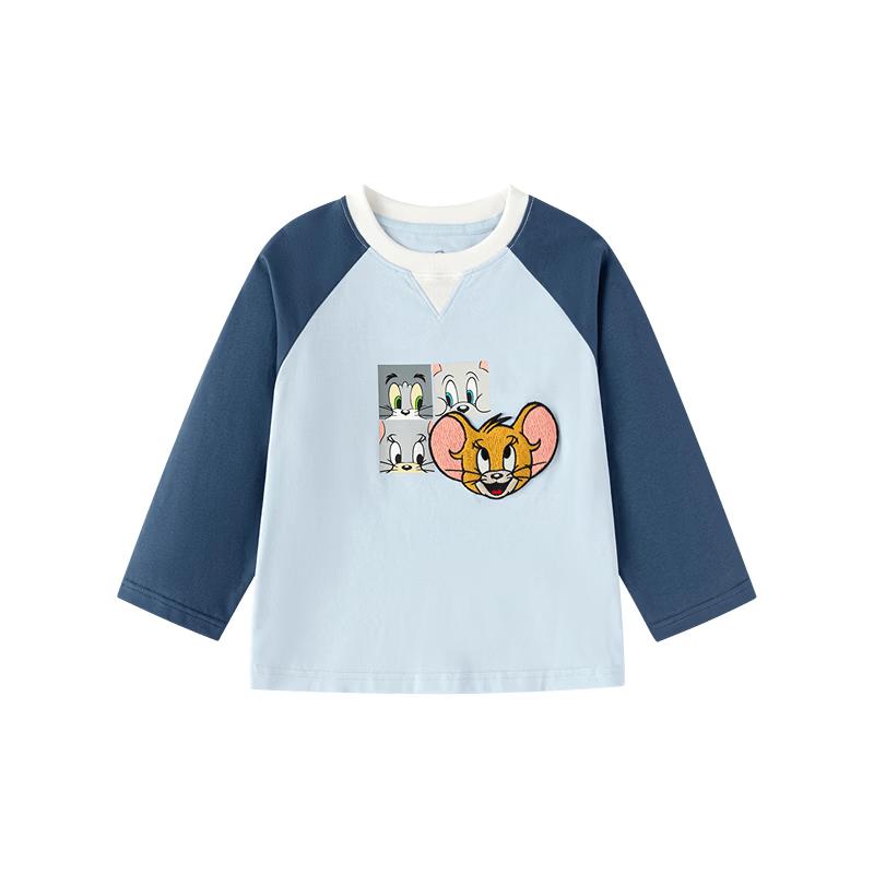 Balabala Boys' Tom and Jerry Long Sleeve T-Shirt