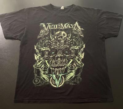 Maglietta Metalcore Vintage Veil of Maya, Nera, Taglia: XL (Etichetta Incudine Blu)