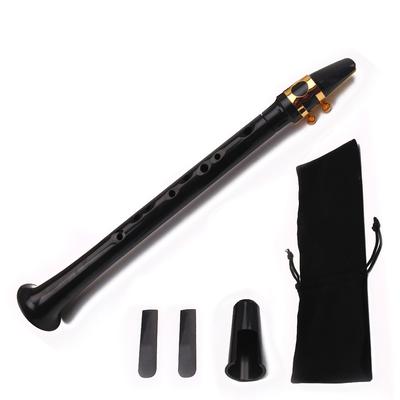 Black Pocket Sax Mini Portable Saxophone Little Saxophone With Carrying Bag Woodwind Instrument