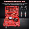 Fuel Injection Pressure Tester Kit TU443 0-140PSI 0-10Bar Automotive Fuel Pressure Gauge Complete Kit