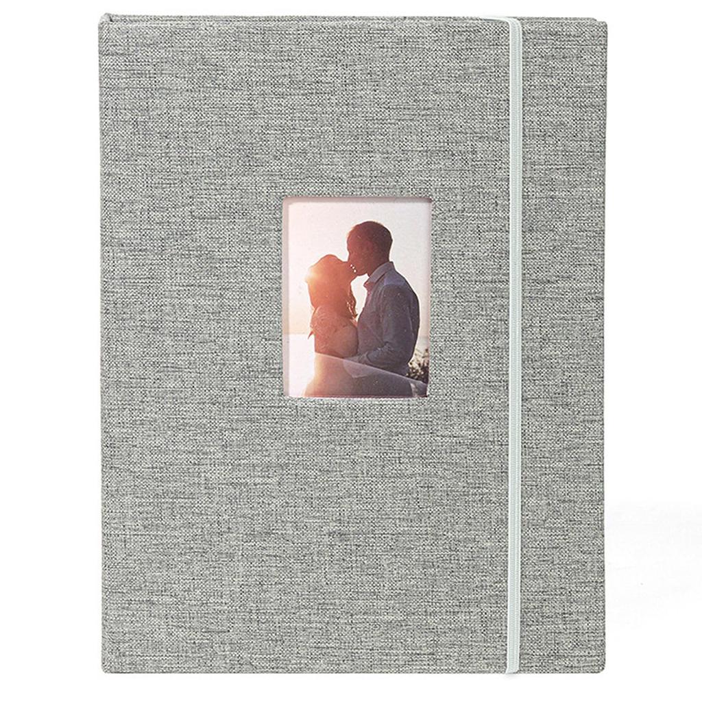 TOMMYFIELD Instax Photo Album Instax Photo Storage Memories 208 Sheets Gray