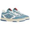 Gucci Re Web Denim, Leather Low Top Skateboard Shoes Women's Blue 838831 FAEVU 4645