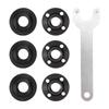 7Pcs Grinder Flange Angle Wrench Lock Nut 4.5 5 58?11in Metal Spanner Power Tool Replacement Part