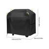 Universal Waterproof Grills Cover 4 Size 30" 57" Adjustable Straps Tear Resistant Oxford Fabric With Reflective Handle For Outdoor BBQ Protections
