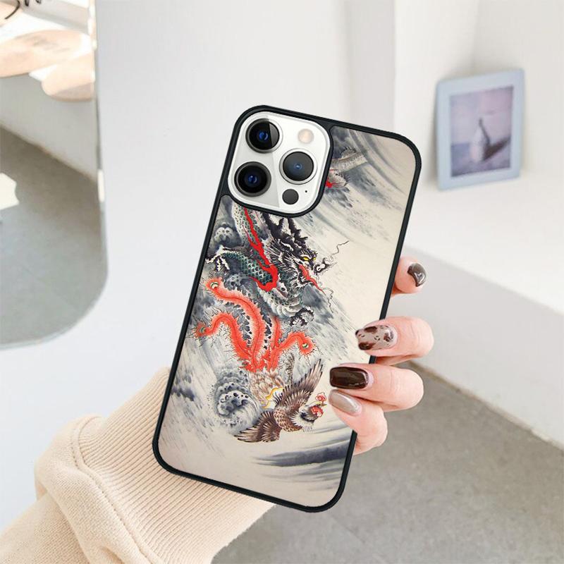 Legendary Chinese Dragon Phone Case For iPhone 17 Air 16 15 14 11 12 13 Pro  MAX Plus coque Cover Shell