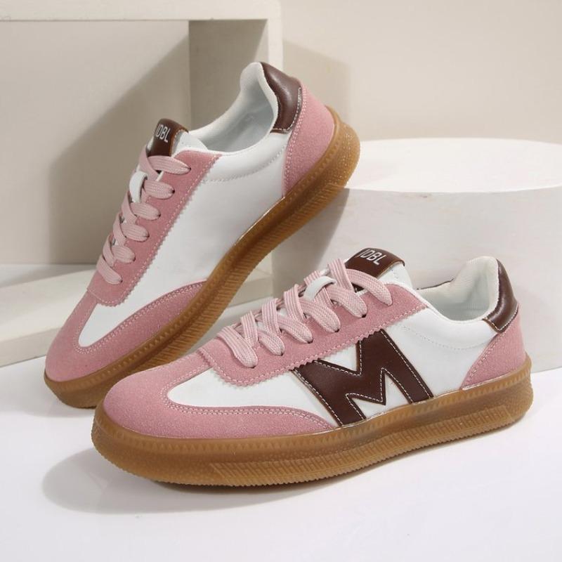 Fashion Women's Sporty Casual Flat Shoes Spring Autumn New Style Flat Bottom Casual Comfortable Slip-On Running Shoes Large Size