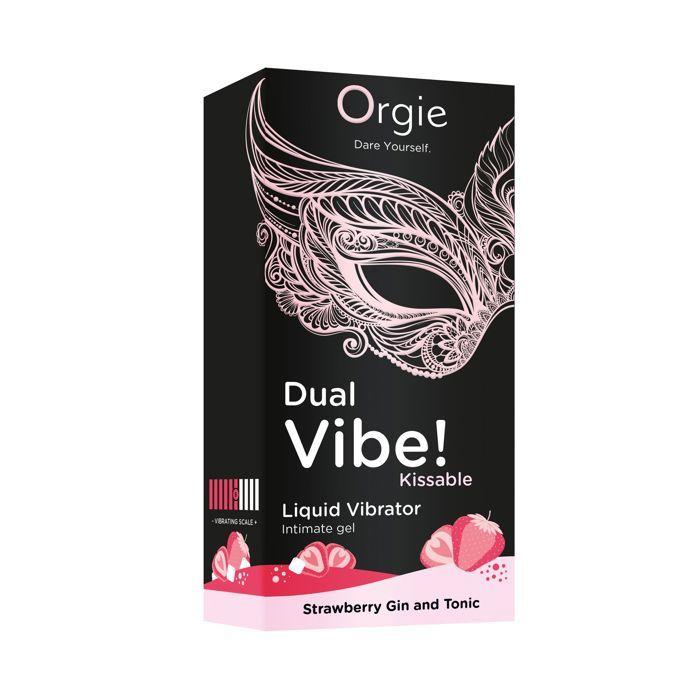 Orgie- Dual Vibe Liquid Vibrator Strawberry Gin &amp; Tonic