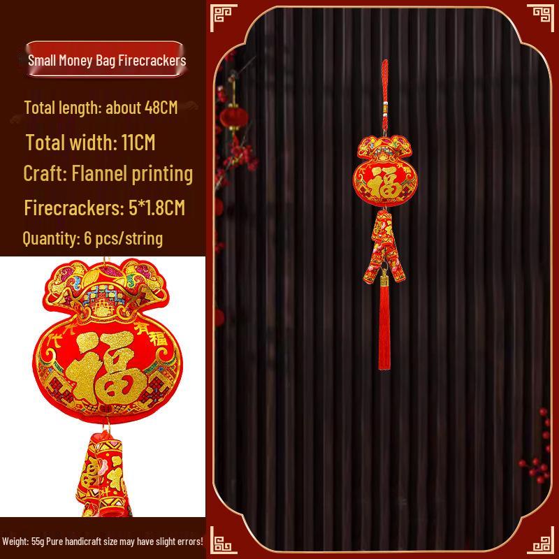 Year of the Snake New Year Trumpet Pendant – Zodiac Home Decoration for Spring Festival