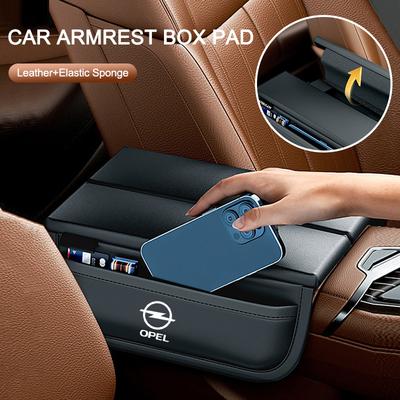 Auto Armsteun Box Pad Middenconsole Armsteun Opbergvak Voor Astra G H J F K =Vectra C D Zafira B Antara Corsa Mokka