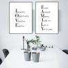 Miłość dom rodzinny cytaty obraz na płótnie czarny biały ścienny plakaty i druki artystyczne minimalistyczny obraz salon Home Decor HD3110