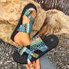 Women's Slip-On Beach Sandals, Peep-Toe Roman Slides, Lightweight Flat Slippers Wholesale In Stock