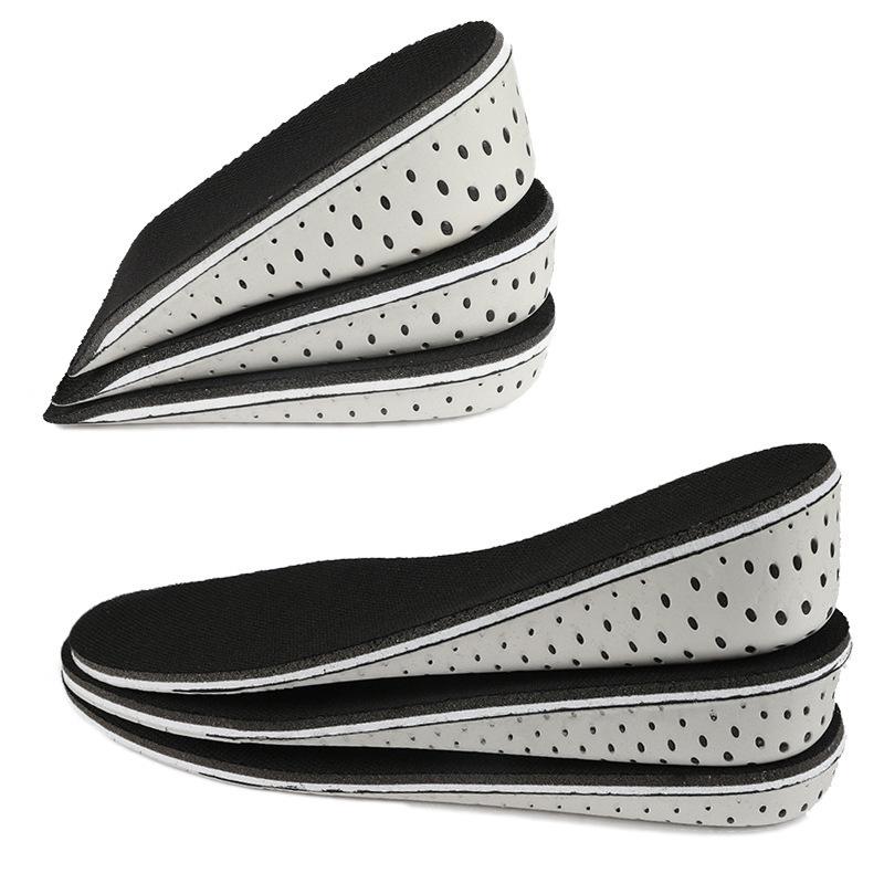 Height Boosting Insoles: Invisible Inner Pads, Sports Warm Full & Half Insoles for Men & Women, Increase Height 2-4cm