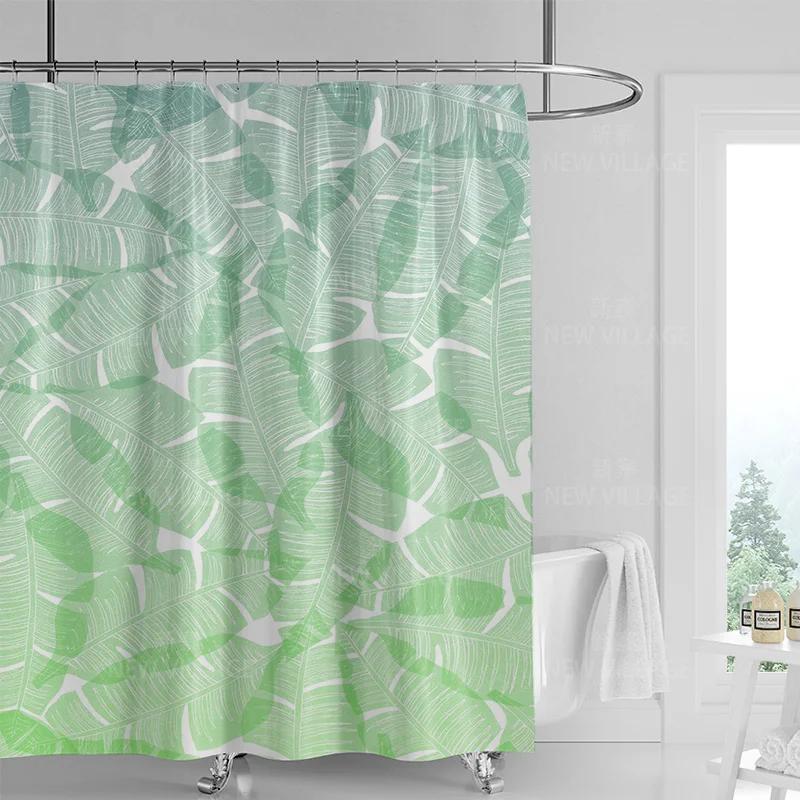 Abstract geometric graffiti shower curtain Nordic minimal wind waterproof fabric bathroom curtain shower curtain 180x200