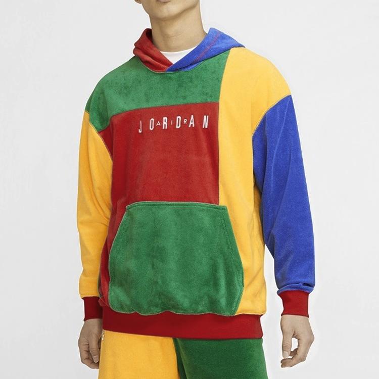Jordan Sport DNA Colorblock Hoodie Herren Oberteile Mehrfarbig CJ6084-480