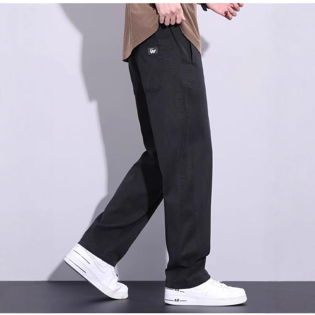 Chaolun Bu Tencel Summer Men's Casual Pants Thin Loose Teen Straight Men's Pants Sports Casual Pants Men's