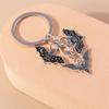 Fashion Alloy Metal Bat Keychain Halloween keyring Pendants for Men Women Key Holder Handbag Charms DIY Halloween Jewelry Gifts