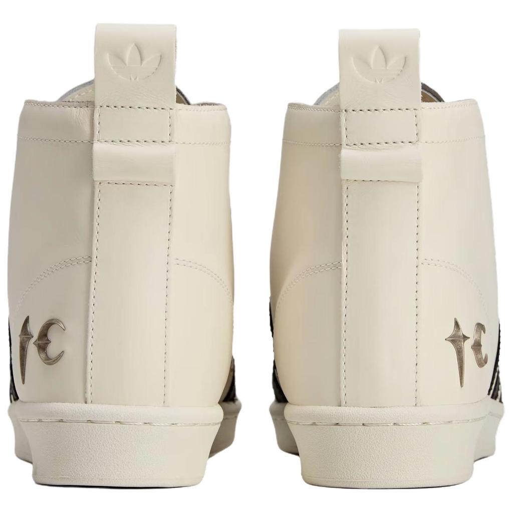 THUG CLUB X Adidas Originals SUPERSTAR High Top Skateboard Shoes Unisex Beige JS2489