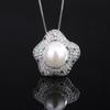 New European and American retro inlaid Austrian fritillary pearl inlaid with colored diamonds creative women's suit 14mm