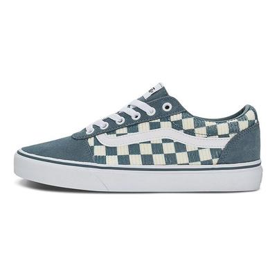 Ward Active Casual Low Top Skate Shoes Women Sneaker Blue White Checkered VN0A5EMBRV2