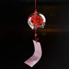 Pendant Design Glass Painted Wind Chime Glass Painting Wind Bell Door Decoration  Gifts For Child