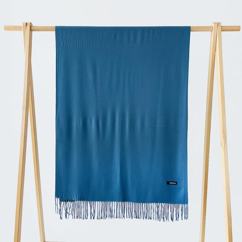 Autumn and winter new monochrome scarf cashmere scarf men and women couples scarf versatile shawl