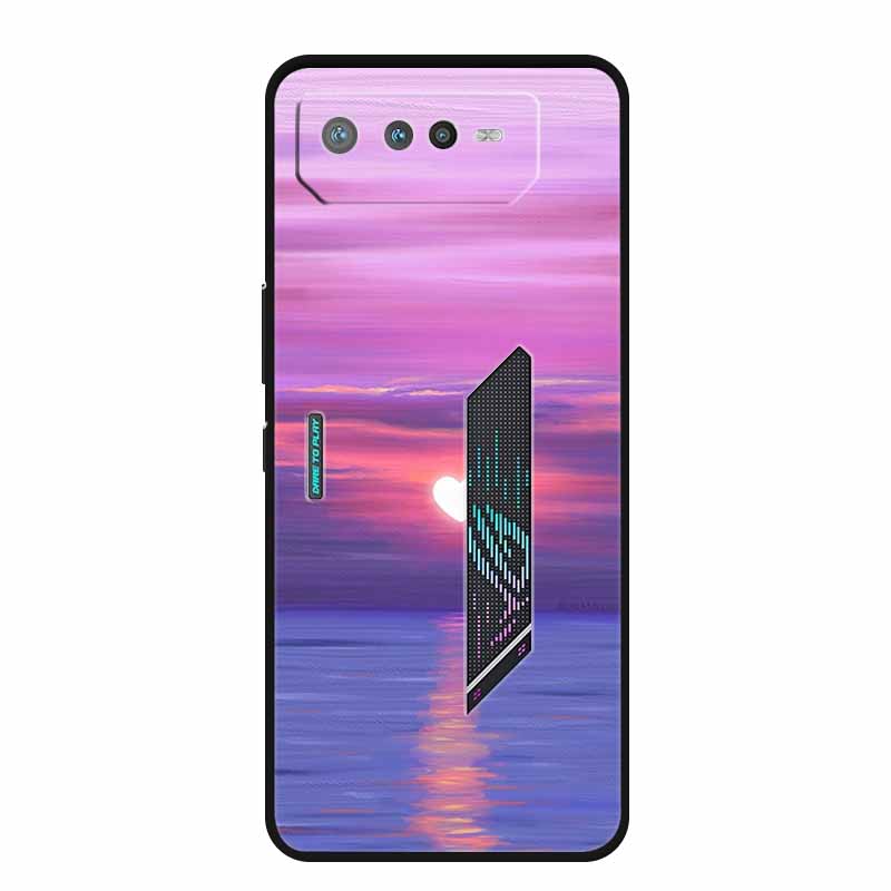 Für Asus ROG Phone 6 Hülle Luxus Silikon TPU Weiche Abdeckung Handyhülle für Asus ROG Phone 6 Pro Funda Rog6 Schutz Hülle Cartoon Hülle