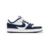 Nike Court Borough 2 Low Top Skateboard Shoes White Blue Children Aged 3 7 Years Old Sneakers BQ5451-107