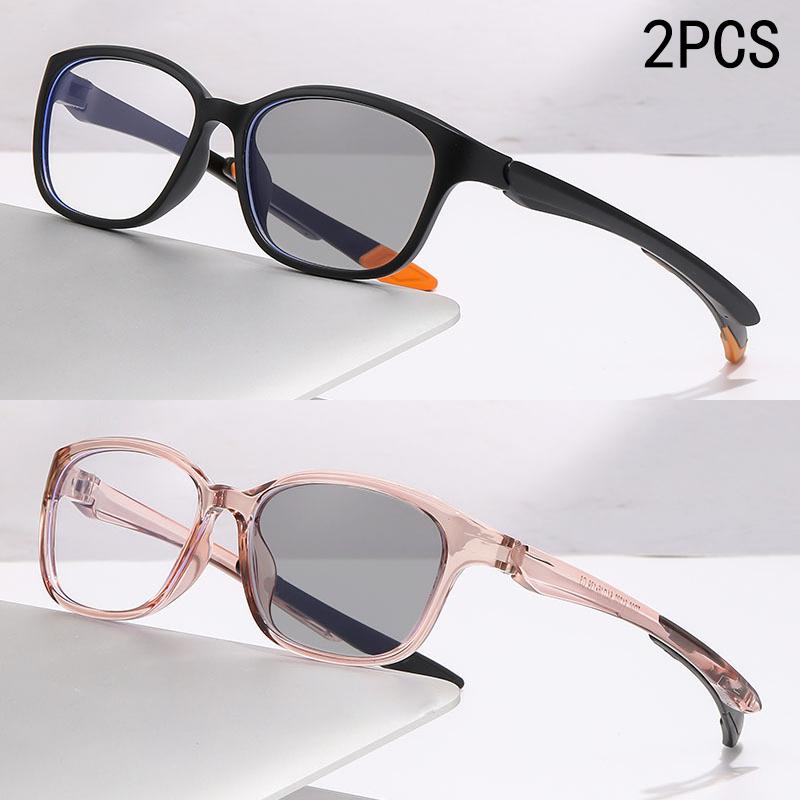 

1/2PCS Auto Zoom Reading Glasses HD Blue Light Blocking Ultra Lightweight Adjustable 81299 0