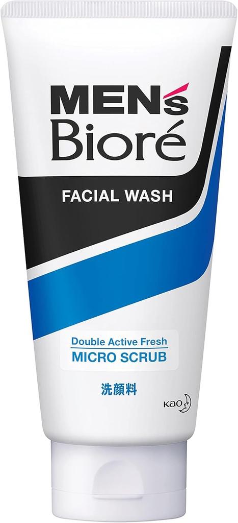 Biore Micro Scrub Face Wash x 2 sets [Bulk purchase] Men's