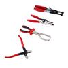 4 Pcs Hose Clamp Pliers Kit High Carbon Steel Ergonomic Fuel Line Pliers Set for Wiring Electrical Maintenance