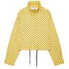 Giacca a pois Giacche da donna Mezza stagione Manica lunga oversize Capo esterno Aviatore Taglie forti Con zip Corto Cappotti