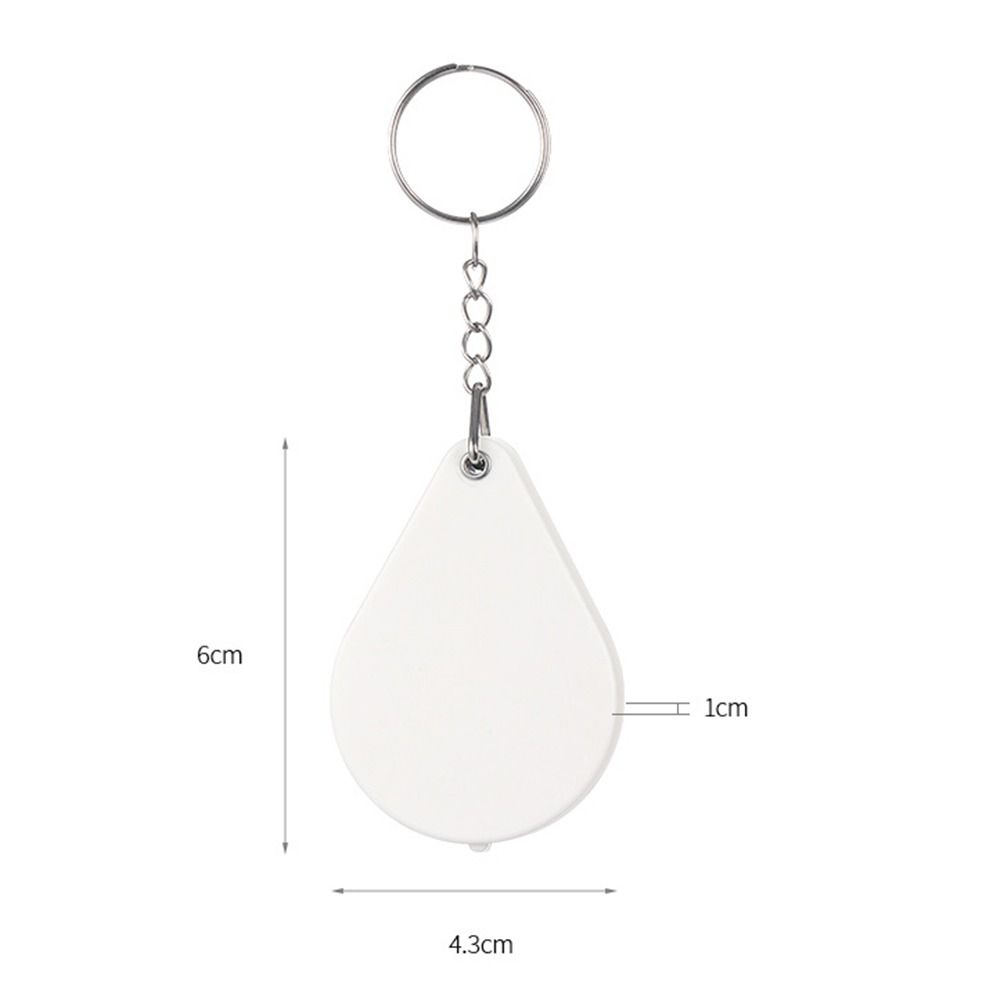 Clear High Definition Reader Portable Flexibility Magnifying Glass Keychain Fold Reading Tools Older