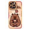 Capybara Suitable for Apple 16 Mobile Phone Case 14 Protective Case 13 Iphone11 Cartoon 15promax Anti-fall 12mini