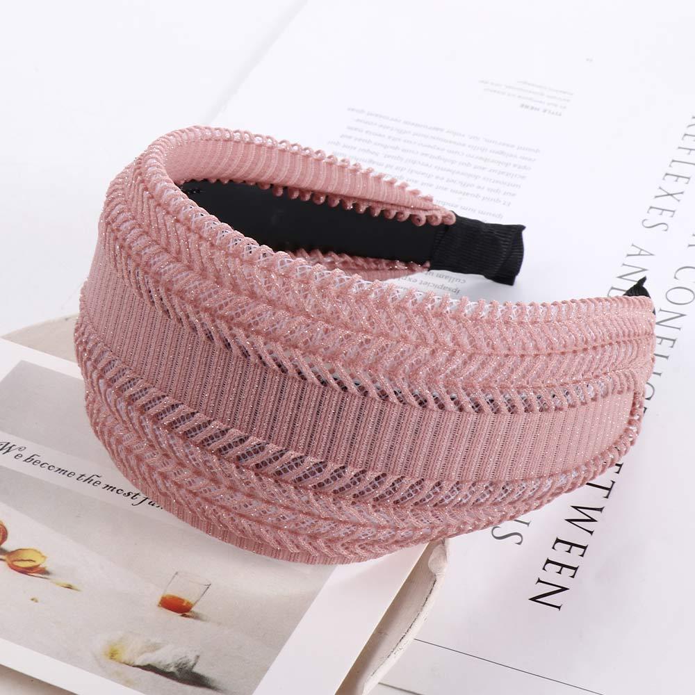Shiny For Girls Headwear Non Slip Hollow Women Hair Hoop Korean Head Wrap Lace Hairbands Headband