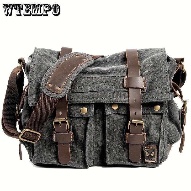 Vintage Messenger Bags Laptoptas Grote Capaciteit Schoudertas Voor Wandelen Reizen Kerst/Halloween cadeau