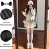 Gray Wool A-line Pleated Skirt - Women's Petite High Waist, Slimming, Short, Autumn/Winter 2025.