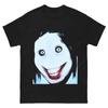 Tričko Jeff The Killer Creepypasta Hororový Meme Grafika Temný Internetcore Y2K Pánské Dámské Bavlněné Tričko Oversized Krátký Rukáv Unisex