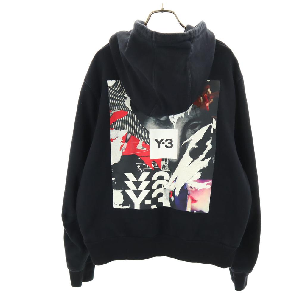 Y-3 20aw Back print Long sleeve Sweatshirts M black adidasxYohji Yamamoto Men's Used