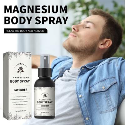 Yousheng 60ml Muscle Relax Spray Liquid Muscle Relaxation Magnesium Spray Relieves Tension Fatigue Magnesium Body Spray