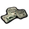 Nonslip Bath Mat Creative Money Shape Carpet Irregular Art Floor Mat for Living Room Bedroom Kitchen Hallway Entry Pad