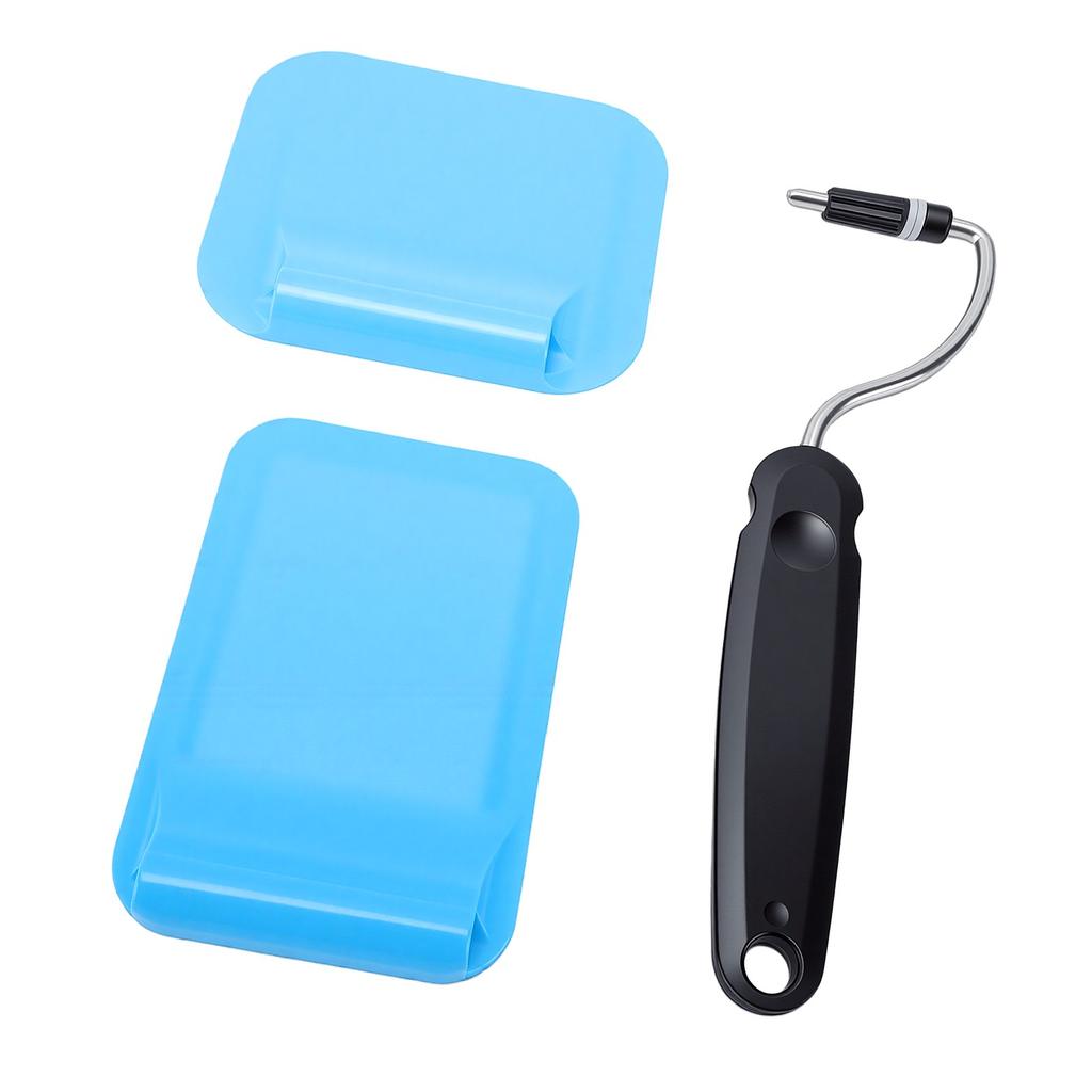 Angle Spatula Compact Cooking Spatula Ergonomic Handle Replaceable Safe Lightweight for Cam Cooking