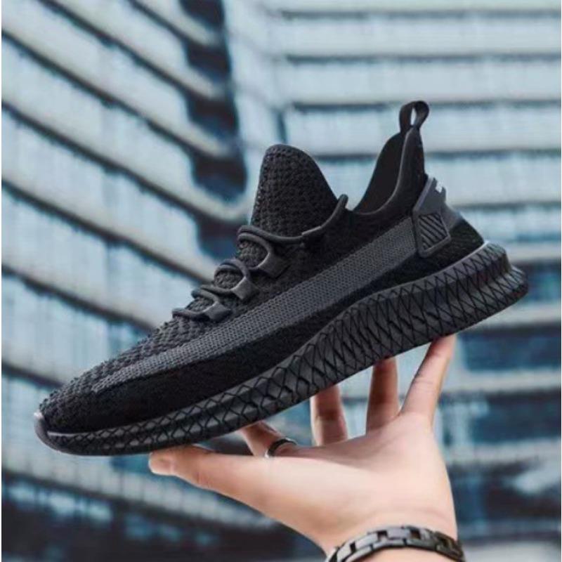 Spring, summer and autumn new young men's trendy sports shoes casual running cloth shoes men's trendy cloth shoes