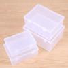 Jewelry Storage Box Practical Clear Storage Box with Lid Small Storage-Bins Transparent Storage Container for Organizing